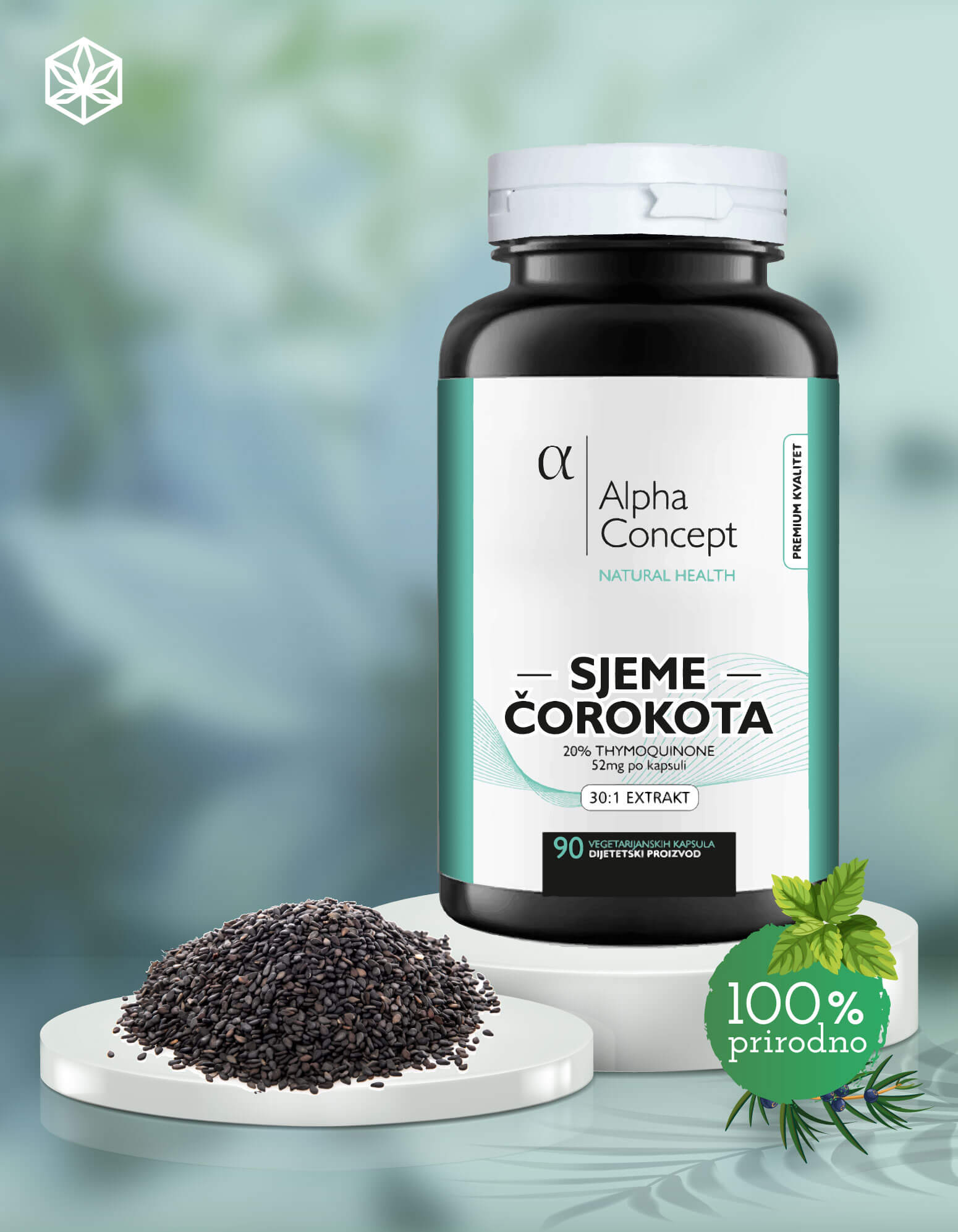 SJEME-COROKOTA Sjeme Čorokota (Crnog Kima) - Image 1